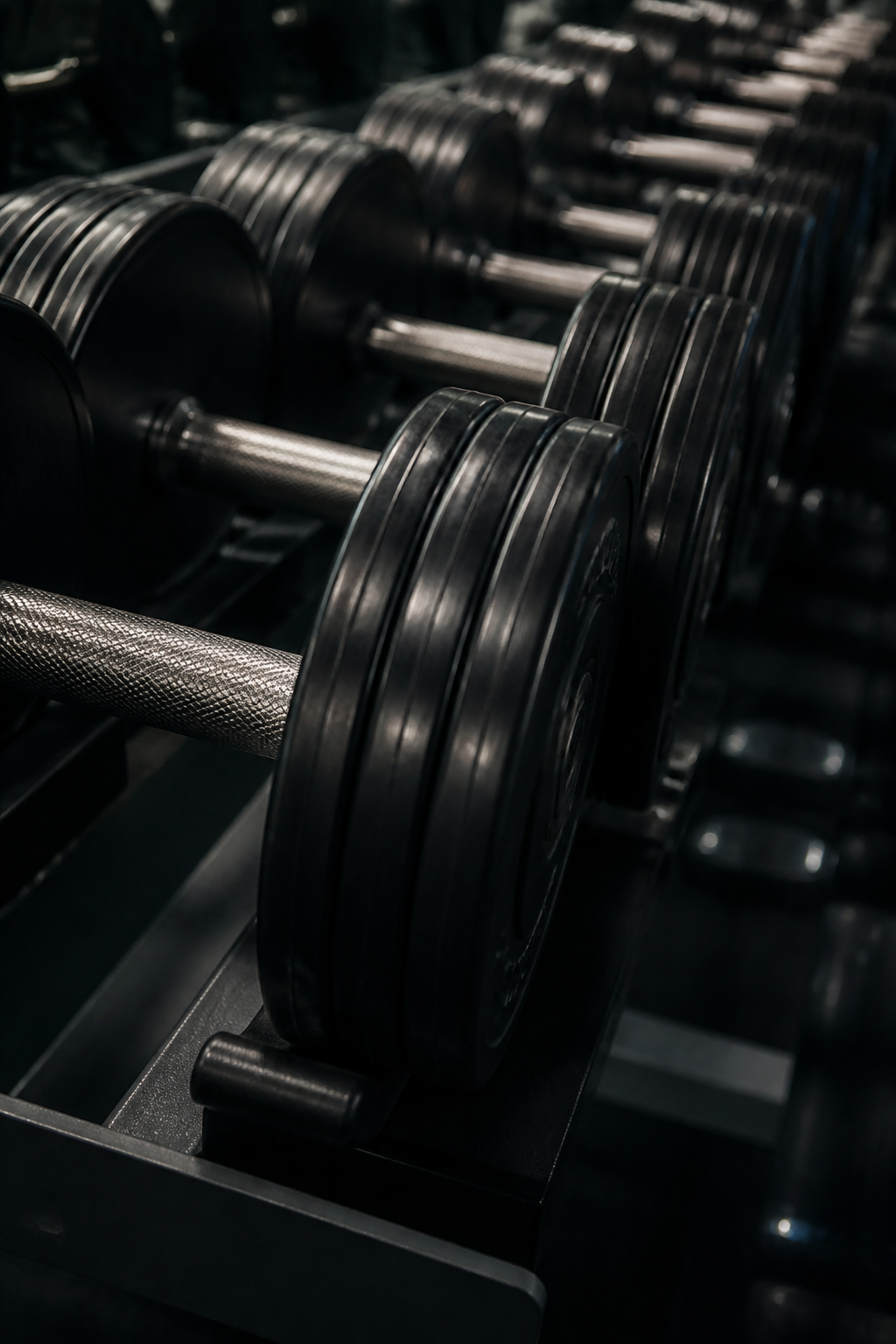 Dumbbell rack detail